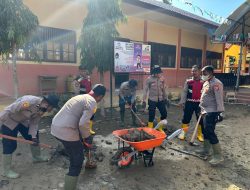 Polri dan Warga Bersinergi Pulihkan Pascabanjir di Pidie Jaya