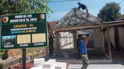 Salah satu sasaran fisik yang saat ini dikebut adalah peningkatan kualitas Rumah Tinggal Layak Huni (RTLH) milik Ibu Saelah, warga RT.023 RW.004 Desa Kesongo.