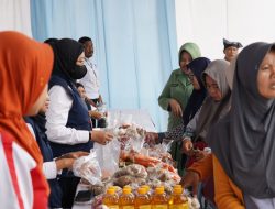 Pasar Murah TMMD Ke-129 Diserbu Warga Kesongo, Kebutuhan Pokok Ludes Diburu Masyarakat