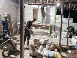 Viral! Saat Desa Terlelap, Satgas TMMD 129 Bojonegoro Masih Bekerja Demi Rumah Layak untuk Bu Tini