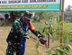 Dandim 0704/Banjarnegara dan Wakil Bupati Pimpin Aksi Penghijauan, TMMD Ke-129 Dorong Pembangunan Berwawasan Lingkungan