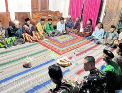 Ikuti Tahlilan, Satgas TMMD 129 Bojonegoro Rajut Kebersamaan dan Doa Bersama Warga