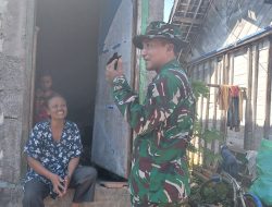 Satgas TMMD 129 Bojonegoro Datangi Rumah Calon Penerima RTLH, Kisah Ibu Tini Sentuh Perhatian Publik