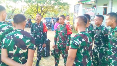 Menjelang dimulainya pertandingan, seluruh personel Satgas TMMD ke-129 mengikuti apel dan pengarahan di halaman Balai Desa Kesongo. Kegiatan tersebut bertujuan memastikan seluruh anggota memahami peran mereka sekaligus menjaga disiplin, kekompakan, dan semangat sportivitas selama mengikuti turnamen.