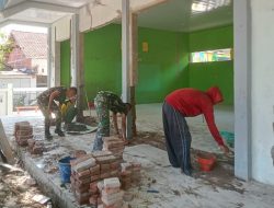 Satgas TMMD ke-129 Kodim 0813 Bojonegoro Percepat Renovasi SDN Kesongo 1 Demi Kenyamanan Belajar Siswa