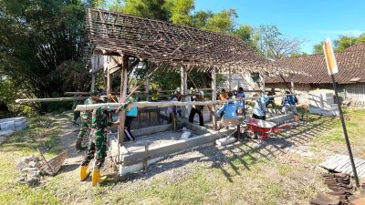 Berdasarkan pantauan di lokasi pada Kamis (23/7/2026), progres pengerjaan renovasi rumah tersebut terus menunjukkan hasil positif.