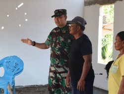 Dansatgas TMMD 129 Bojonegoro Tinjau Progres Rehab RTLH Milik Warga di Desa Kesongo