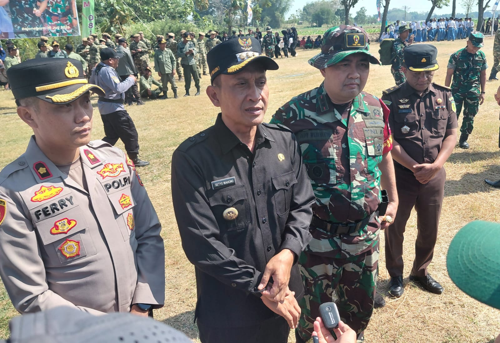 Program bertema "TMMD Satukan Langkah Membangun Negeri dari Desa" itu resmi dibuka oleh Bupati Bojonegoro, Setyo Wahono, Rabu (15/7/2026)