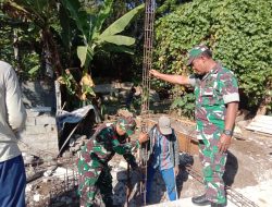 Danramil 09 Ambarawa Kapten Inf Sutarjo Pantau dan Berikan Arahan Pembangunan RTLH Ibu Sri Wudyatun