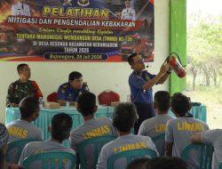 TMMD 129 Bojonegoro: Sinergi Damkarmat dan TNI Tempa Ketangguhan Warga Kesongo Hadapi Kebakaran
