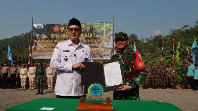 Wakil Bupati Purworejo Resmi Buka TMMD Reguler ke-129 Kodim 0708/Purworejo di Desa Watuduwur
