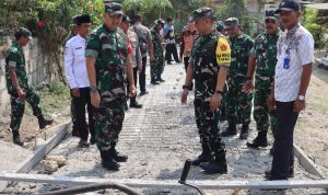 Apresiasi tersebut disampaikan Ketua Tim Wasev TMMD dari Direktorat Pembinaan Teritorial (Dir Binter) Ster TNI, Brigjen TNI M. Herry Subagyo, S.I.P., saat melakukan kunjungan kerja sekaligus peninjauan langsung ke lokasi kegiatan TMMD, Jumat (31/7/2026).