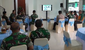 Dipimpin Ketua Tim Wasev Brigjen TNI M. Herry Subagyo, S.I.P., rombongan melakukan kunjungan kerja ke Makodim 0813/Bojonegoro, Jumat (31/7/2026)